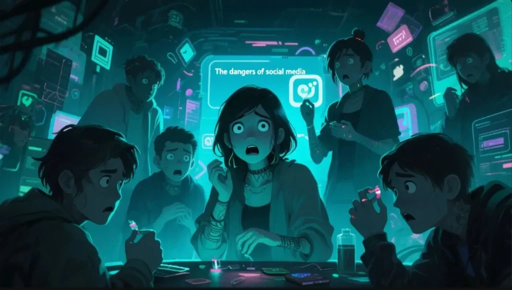 100-tu-vung-dangers-of-social-media