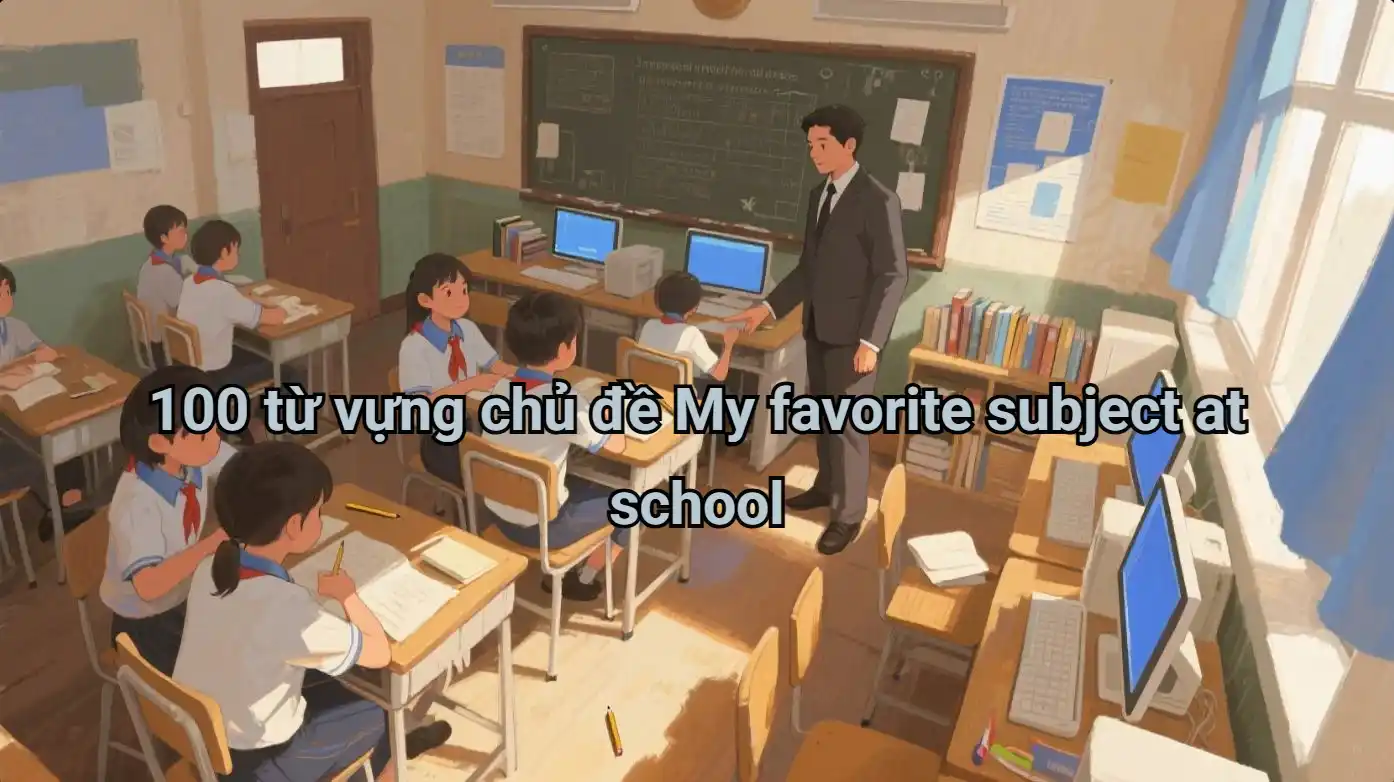 100-tu-vung-my-favorite-subject-at-school