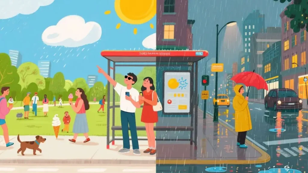 100 ví dụ hỏi và trả lời về thời tiết