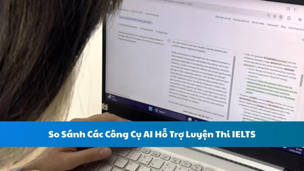 So Sánh Các Công Cụ AI Hỗ Trợ Luyện Thi IELTS