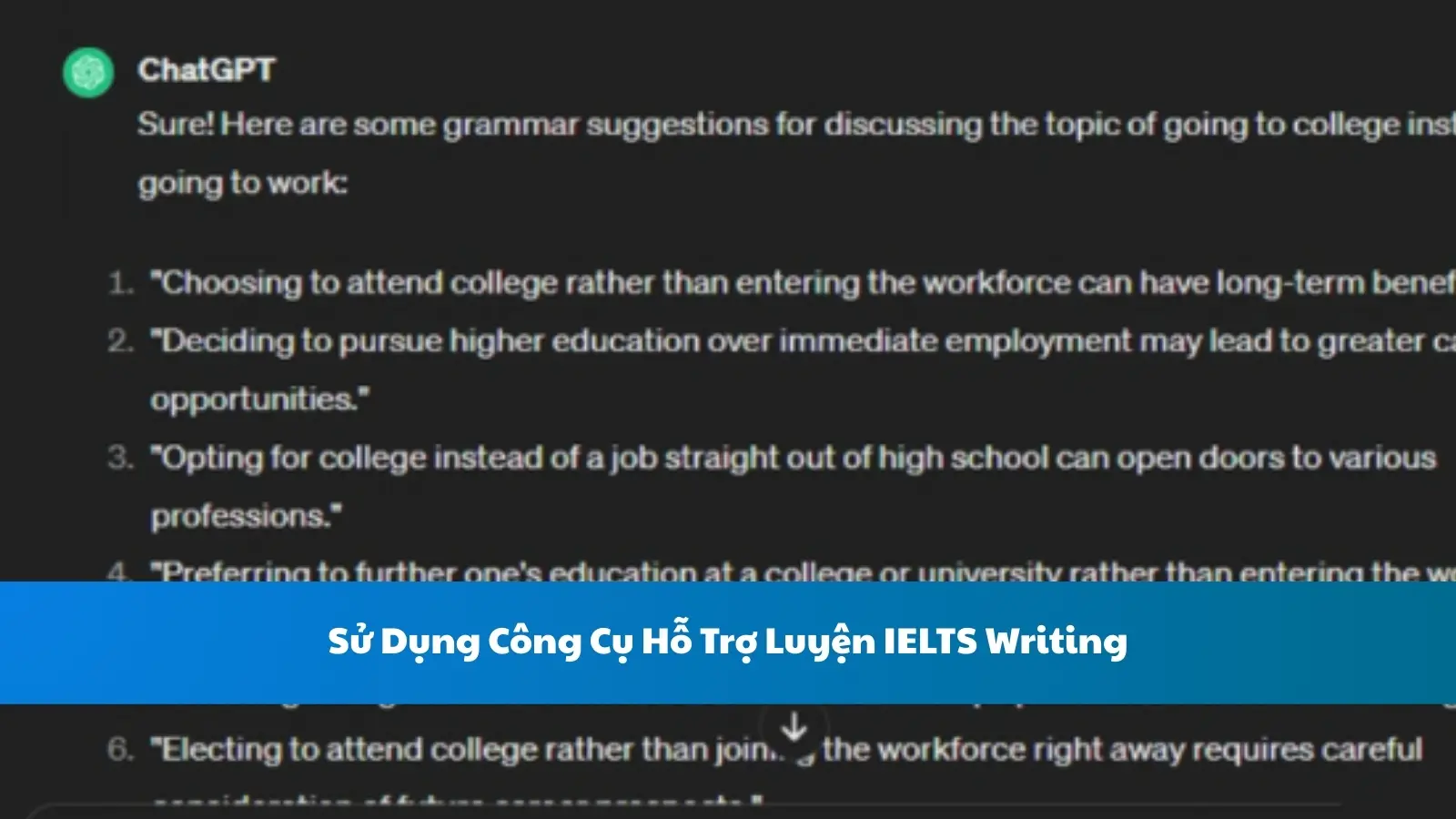 Sử Dụng Công Cụ Hỗ Trợ Luyện IELTS Writing