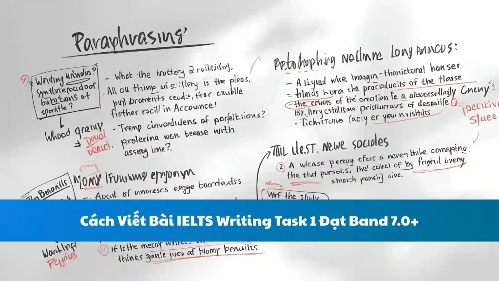Cách Viết Bài IELTS Writing Task 1 Đạt Band 7.0+