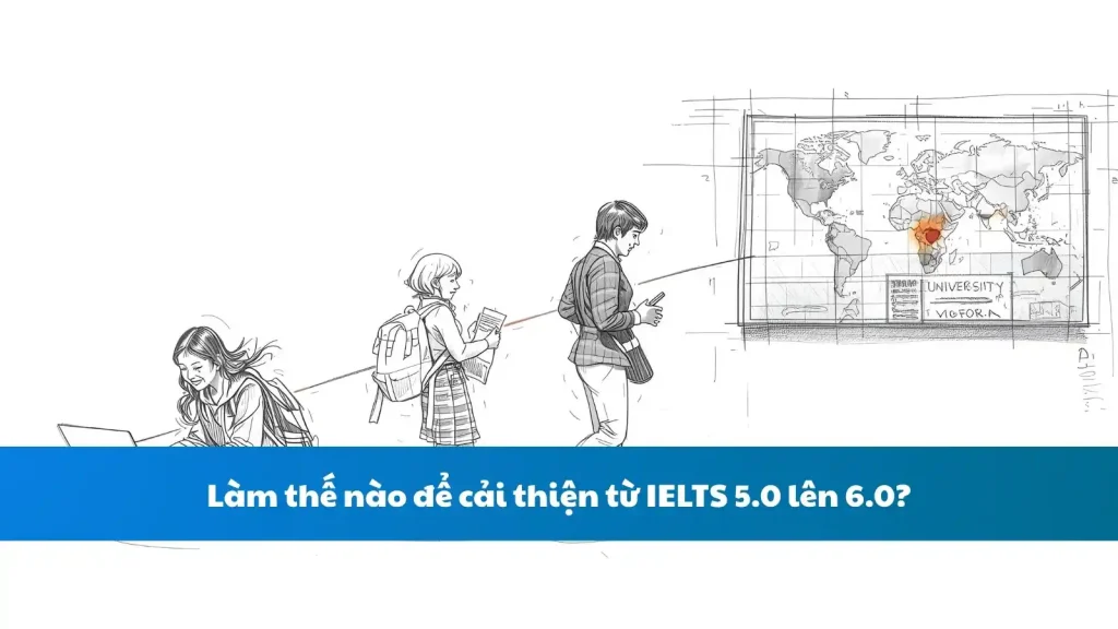 Làm thế nào để cải thiện từ IELTS 5.0 lên 6.0?