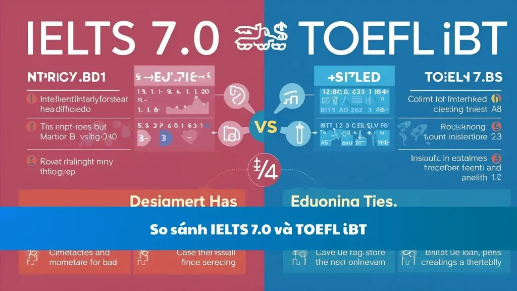 So sánh IELTS 7.0 và TOEFL iBT