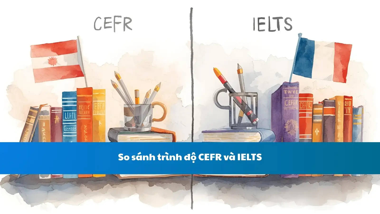 So sánh trình độ CEFR và IELTS